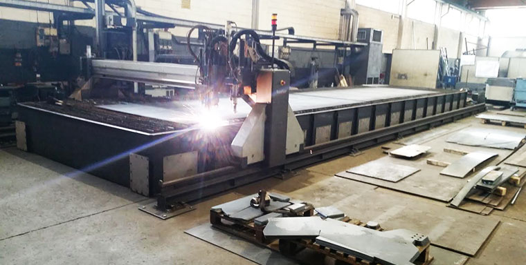 Carpenteria trasformazione lamiera saldature